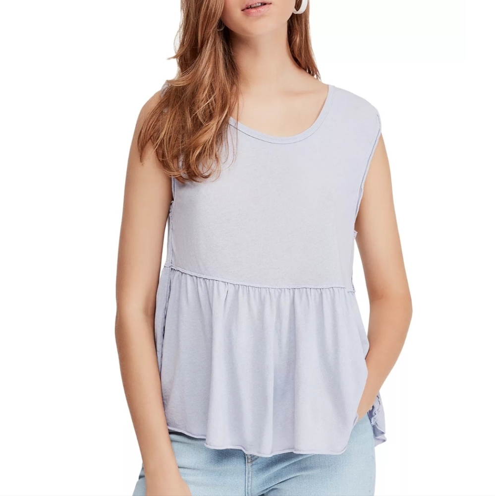 We The Free by Free People Anytime Peplum tank